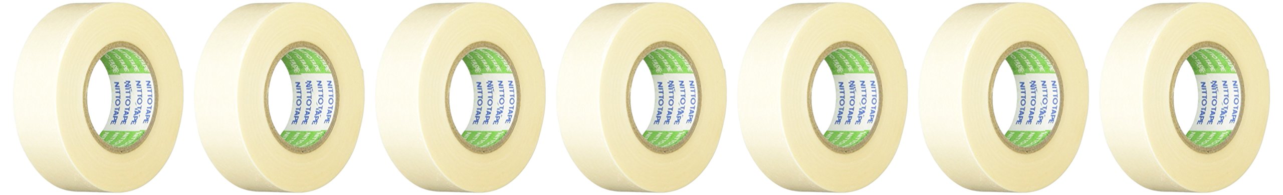 Nitoms Masking tape No.720 18mmx18m 7pcs in pack NO72018 White Made in Japan NEW_2