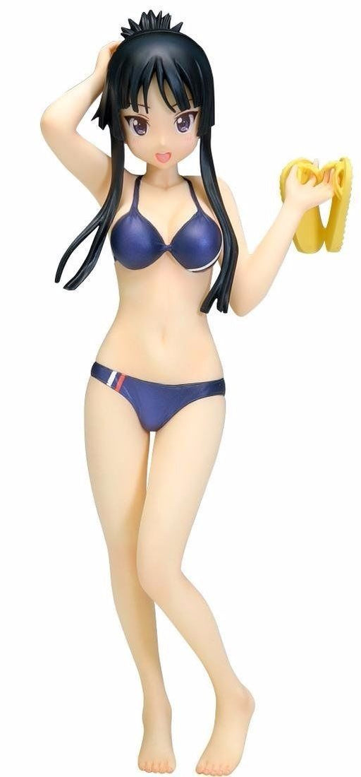 WAVE BEACH QUEENS K-ON! Mio Akiyama 1/10 Scale PVC Figure NEW from Japan_1