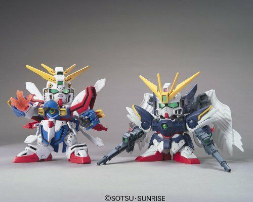 God Gundam & Wing Gundam Zero Custom SD Gundam Model Kits NEW from Japan_2