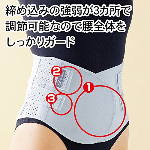 Adjustable DOUBLE Lumbar Support LOWER BACK Belt Size M-L Brace Pain Relief NEW_4