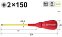 Vessel Vector Screw Driver Electric Works + 2 x150 No. 285 236mm NEW from Japan_2