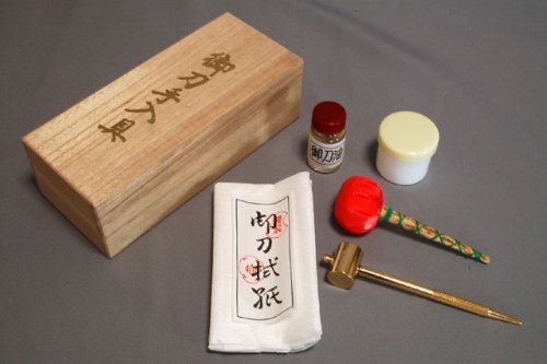Katana Sword Imitation sword Maintenance Cleaning Tool Kit Set NEW from Japan_1