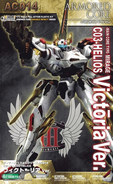 KOTOBUKIYA ARMORED CORE AC014 MIRAGE C03-HELIOS Victoria Ver 1/72 Model Kit NEW_1