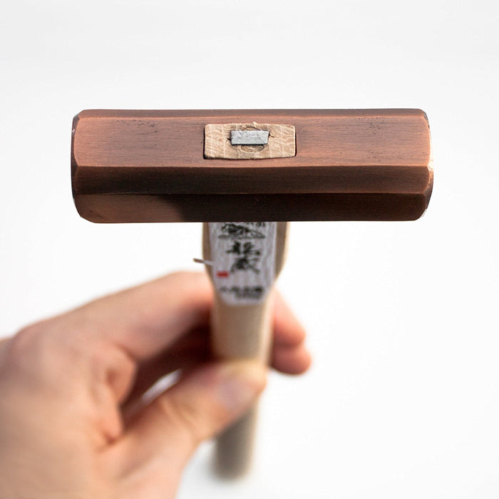 Kakuri Sangyo Ryuzo Bronze Octagonal Sledge hammer 185g natural wood ‎41208 NEW_2