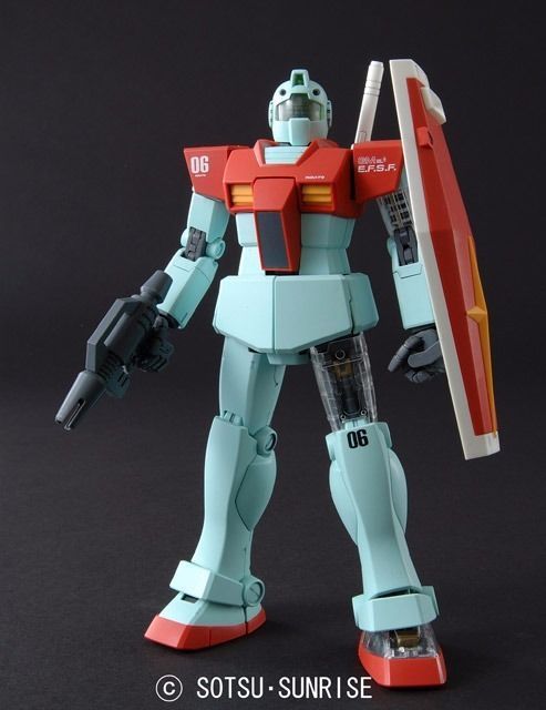 BANDAI MG 1/100 RGM-79 GM Ver 2.0 with Extend Clear Parts Plastic Model Kit_2