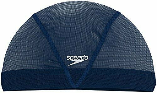 Speedo swim cap navy blue M mesh cap SD99C60_1