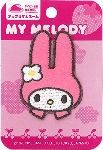 Pioneer My melody Name Patch BA-BA03 Sanrio Ironing NEW from Japan_1