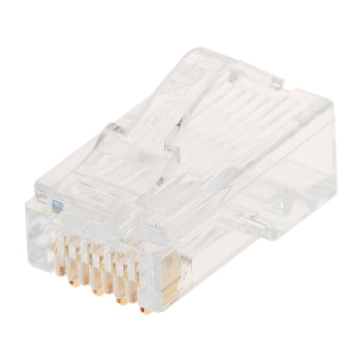 Panduit Cat5e MP588-C Modular Plug Pack of 100 Snap Plug Copper Polycarbonate_1