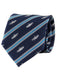 COLORATA coelacanth pattern tie Silk jacquard weave Animal / Stripe Navy NEW_1
