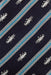 COLORATA coelacanth pattern tie Silk jacquard weave Animal / Stripe Navy NEW_4
