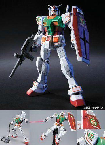 BANDAI HG 1/144 RX-78-2 GUNDAM Ver G30th SEVEN ELEVEN COLOR Plastic Model Kit_2