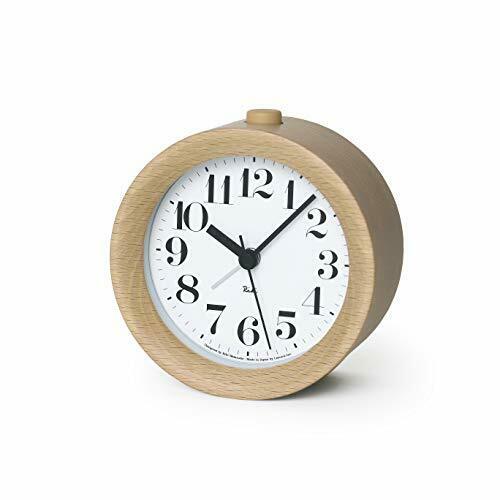 Lemnos RIKI Alarm Clock Natural WR09-15NT Table Clock NEW from Japan_1