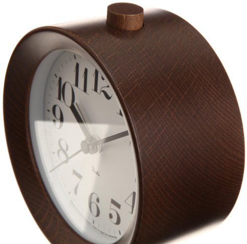 Lemnos Riki Alarm Clock - Brown WR09-15 BW NEW from Japan_2
