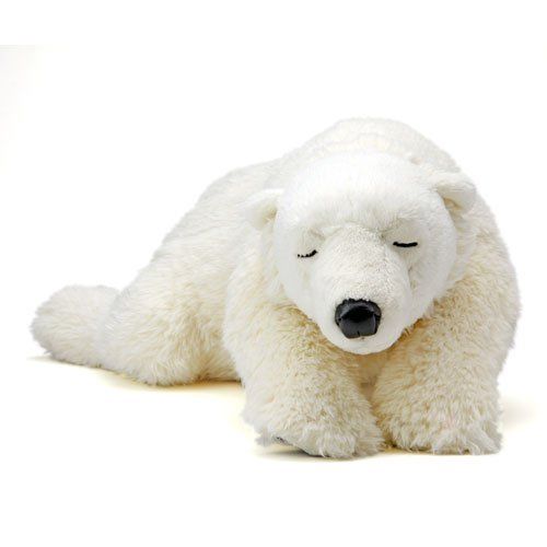 Carolata Corporation Real Plush Toy Polar Bear Sleeping / Parent NEW from Japan_1