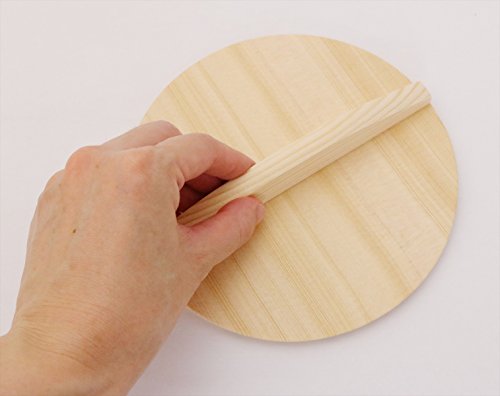 Ichihara woodworking shop drop lid wooden Otoshi Buta Made in Japan 16cm Spruce_4