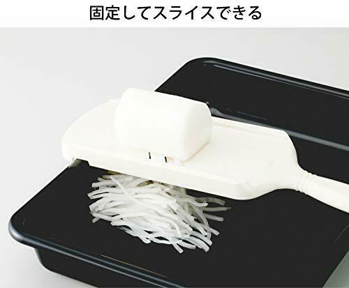 Kyocera CSN-182SWH with Kyocera ceramic julienne slicer protector NEW from Japan_3