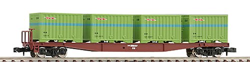 TOMIX N gauge J.N.R. Container Wagon KOKI5500 with Container 2754 Model Train_1