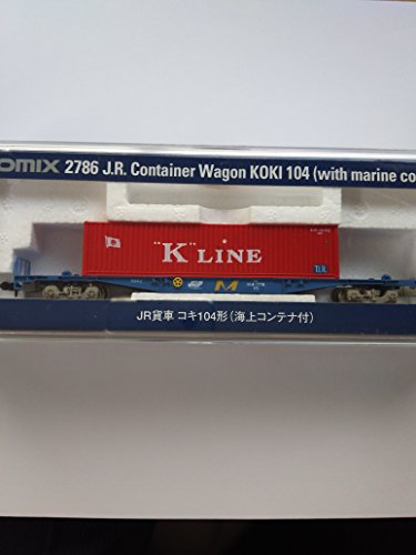 TOMIX N gauge J.R. Container Wagon KOKI104 with Container 2786 Model Train NEW_1