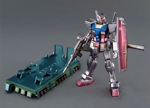 BANDAI HG 1/144 RX-78-2 GUNDAM Ver G30th & TRAILER TRUCK Plastic Model Kit NEW_2