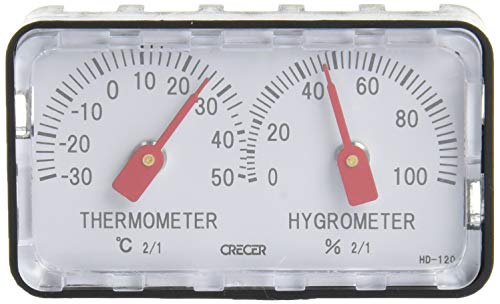 CRECER Precision Temperature/Humidity Meter Desktop HD-120 Black NEW from Japan_2