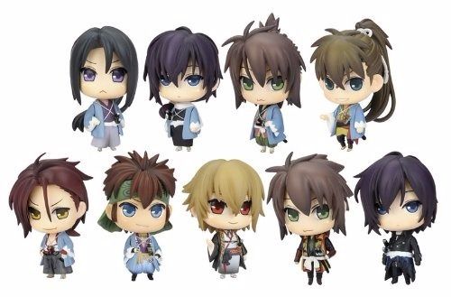 Kotobukiya One Coin Grande Figure HAKUOKI Shinsengumi Kitan 9 Pcs BOX Set NEW_1