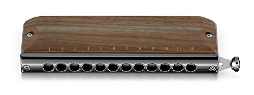 SUZUKI chromatic harmonica Gregoa series wooden cover model G-48W NEW from Japan_1
