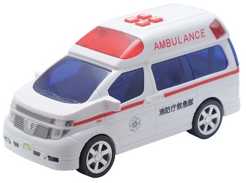 toyco MiniSound Elgrand Ambulance Battery Powered Plastic Action Figure NEW_2