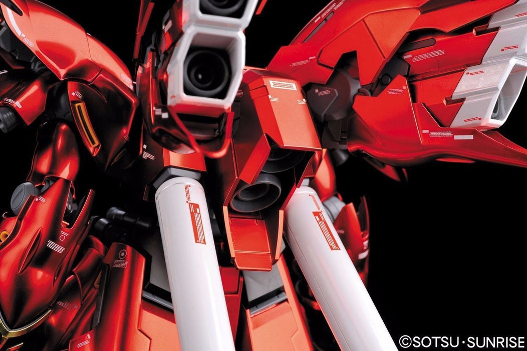 BANDAI MG 1/100 MSN-06S SINANJU Titanium Finish Plastic Model Kit Gundam UC_5