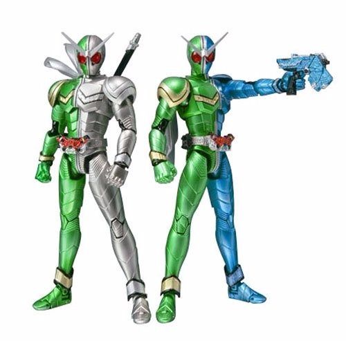 S.H.Figuarts Masked Kamen Rider W DOUBLE CYCLONE TRIGGER & METAL BANDAI Japan_1