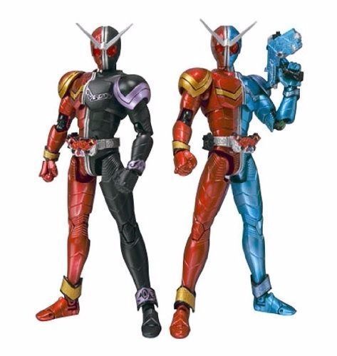 S.H.Figuarts Masked Kamen Rider W HEAT JOKER & HEAT TRIGGER Figure BANDAI NEW_1