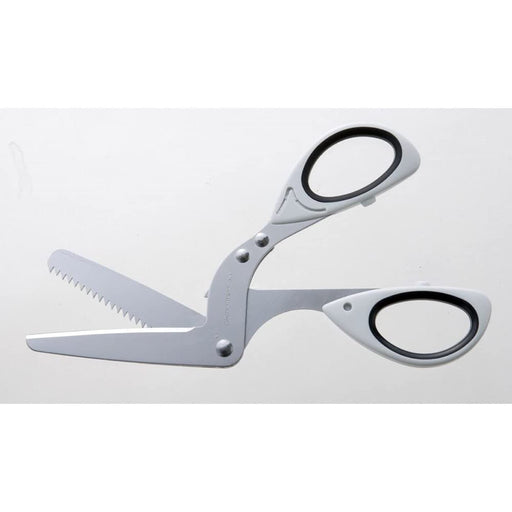 Sun-Star Stationery Shredder Scissors Stainless Steel 3-Blades S6301401 NEW_2