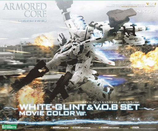 KOTOBUKIYA ARMORED CORE NX09 LINEARK WHITE-GLINT & V.O.B SET MOVIE COLOR Ver Kit_1