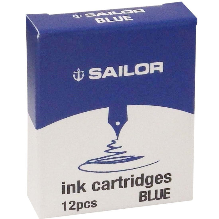 SAILOR 13-0404-140 Cartridge Ink Jentle Blue 12 pcs NEW from Japan