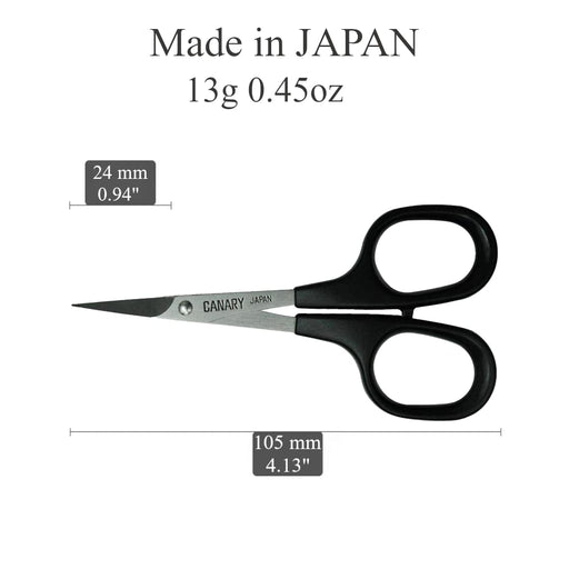 Hasegawa cutlery scissors ultra-fine design bond free black 105mm DSB-100 NEW_2