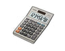 Casio Extra Large Display Calculator Silver Metallic Battery & Solar MS-80B NEW_1