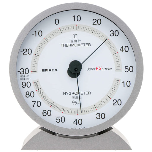 Empex Super EX Precision Thermo-hygrometer Metallic Gray EX-2717 Made in japan_1