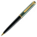 Pelican ballpoint pen oilic green stripe K800 ‎987834 Resin Axis L139mm NEW_1