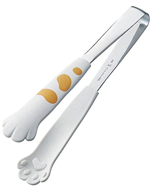 Tanabekingu Kitchen Tool Cat Hand Table Tongs Catch Da Nyan White Tama 1122 NEW_1
