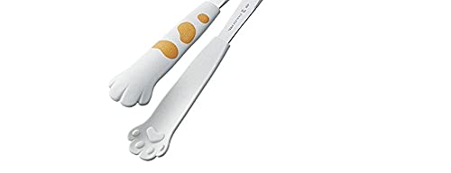 Tanabekingu Kitchen Tool Cat Hand Table Tongs Catch Da Nyan White Tama 1122 NEW_3