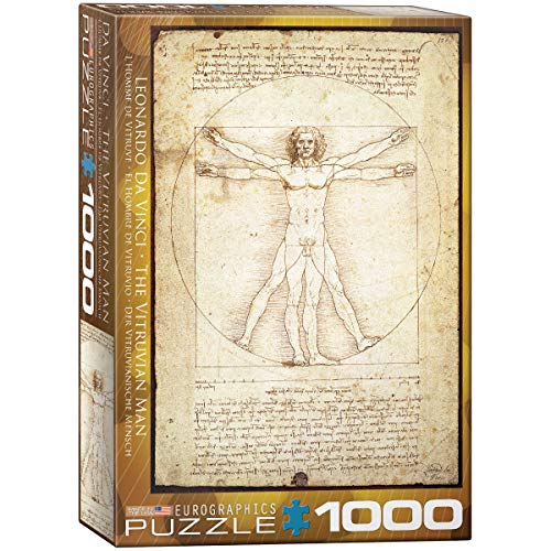 Jigsaw 1000 Piece Euro Graphics Vitruvian Man 6000-5098 NEW from Japan_1