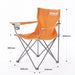 CAPTAIN STAG Outdoor Chair Palette Lounge Chair type 2 With Drink Holder Orange_1