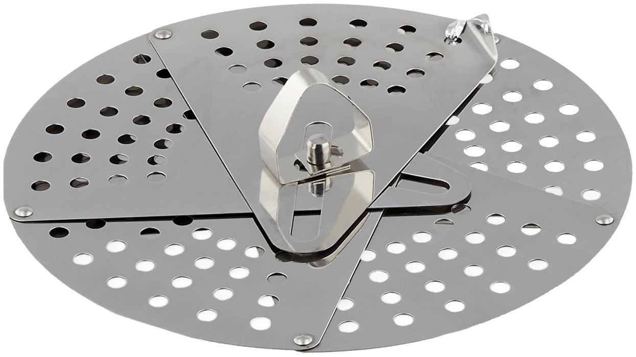 Shimomura Kogyo FO-101 Drop Lid Stainless Steel diameter 140-230mm H30mm NEW_1