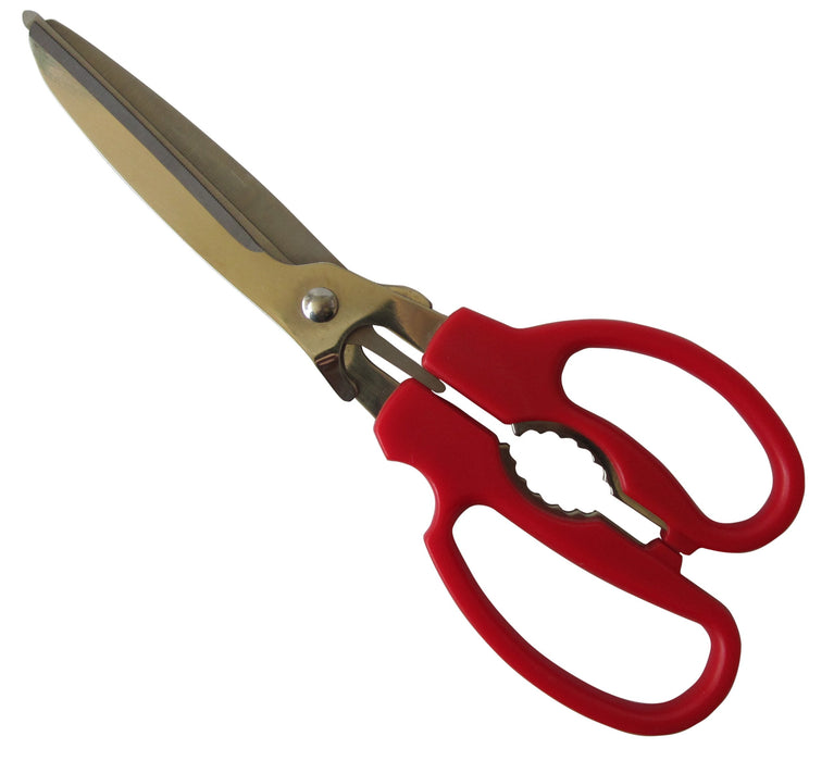 Shimomura Kogyo Crab Scissors Convenient Kun KHB-01 Stainless Steel Red NEW_1