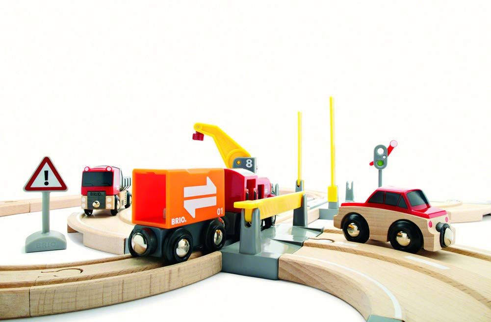 BRIO Rail & Road Crane Set ‎63320800 Wooden Road and Car Toy Multicolor NEW_5