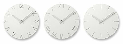 Lemnos CARVED Arabic NTL10-04A Wall Clock NEW from Japan_5