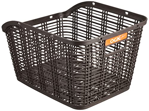 OGK Stationary Type Bicycle 20L Back Basket RB-005 Dark Brown NEW from Japan_1