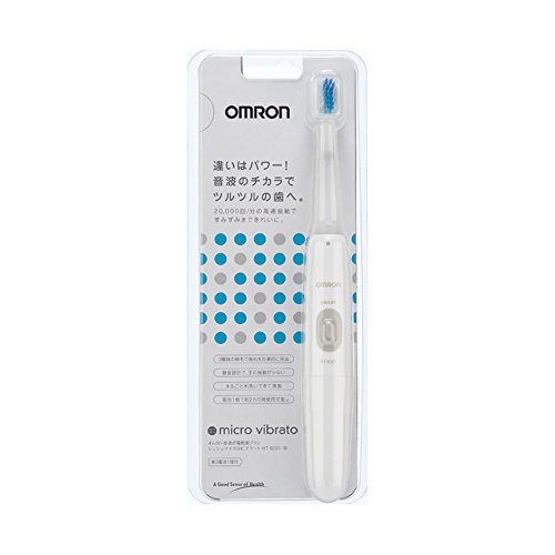 Omron sonic type electric toothbrush micro vibrato Triple Clear Brush HT-B201-W_1