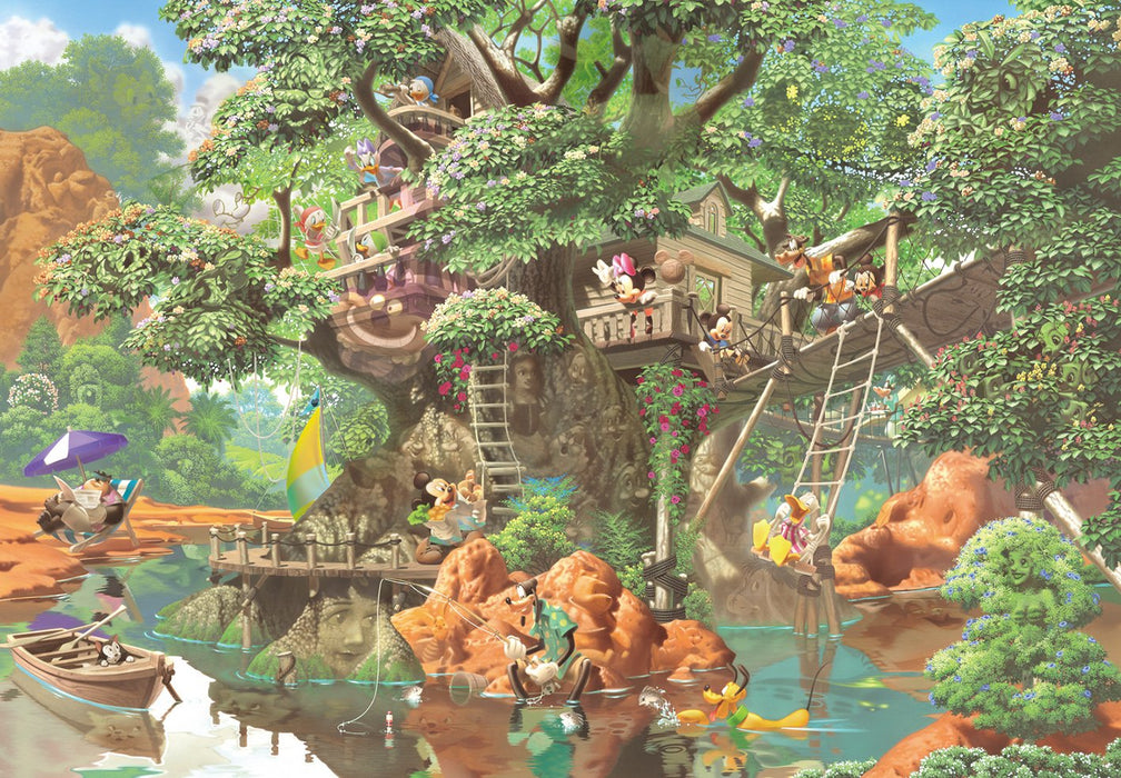 Disney Mysterious Forest Tree House 1000 piece Puzzle (51x73.5cm) ‎D-1000-369_1