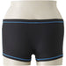 MIZUNO N2MB8460 Boy's Swimsuit EXER SUITS Short Spats Black/Light Blue 140 NEW_2