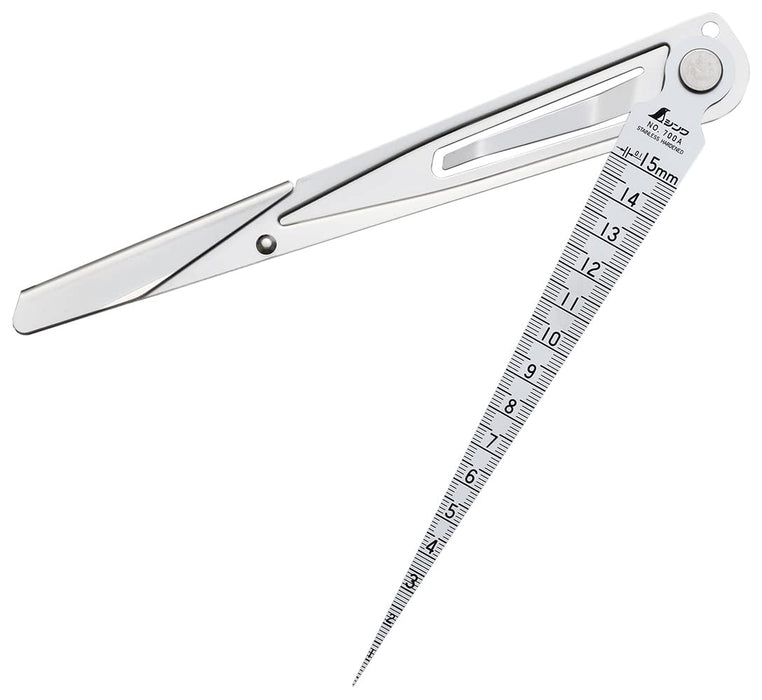 SHINWA Taper Welding Gauge Gage Test Welder Inspection Kegelmess 62603 with Case_1